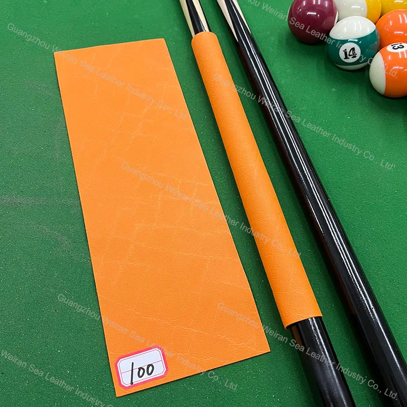Genuine Cow Skin Pool Billiards Cue Grips Non-Slip Protective Sleeve Wrap with Different Print Pattern Genuine Leather Club Wrap