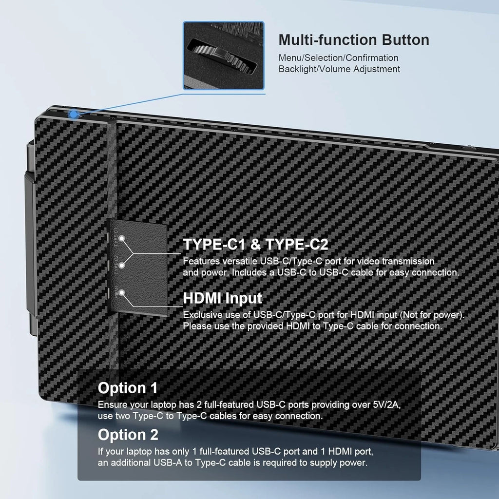 Factory OEM/ODM Easy Connection 14 inch Laptops Dual 1080P LCD Display Notebook Laptop Triple Screen Monitors