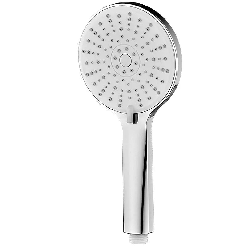 VANTO Modern Square Large Panel Five-Speed ABS Chrome-Plated Wall-Mounted Hand Shower High Pressure Water Saving Booster Large