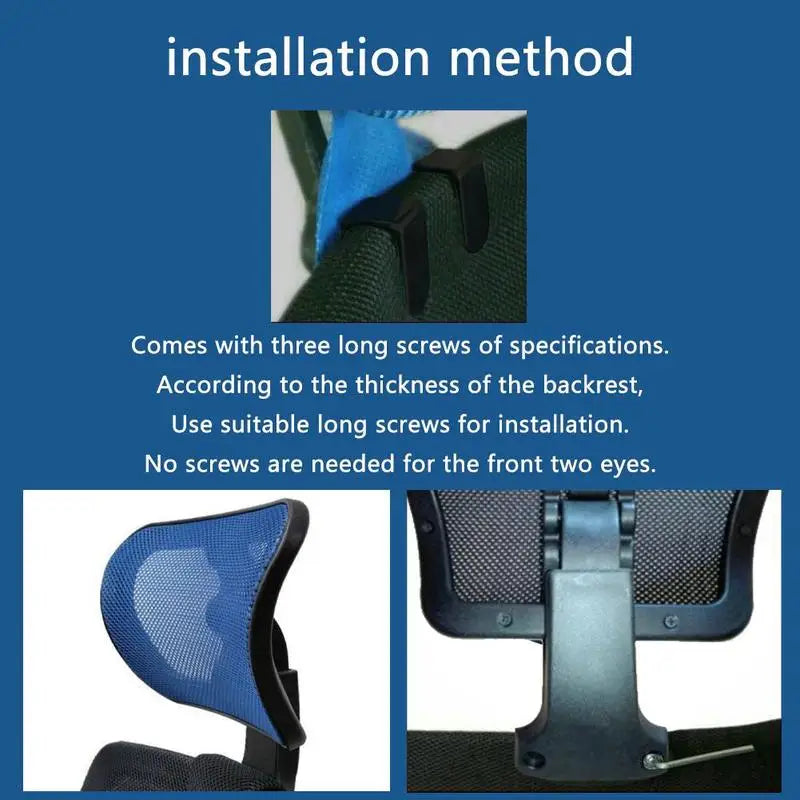 Computer Chair Headrest Pillow Adjustable Headrest For Chair Office Neck Headrest For Office Chair Accessories A5l3