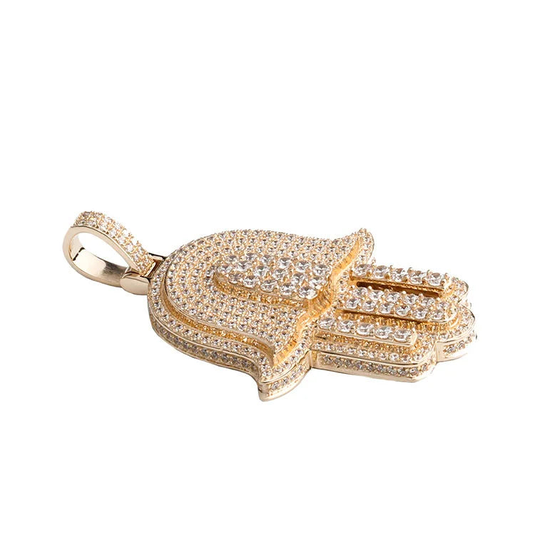 Starspire Jewels 925 Sterling Silver Emerald Cut Moissanite Hip Hop Pendant Bespoke Luxury Fine Jewelry Charm Accessory