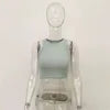 Liu Ming Cheap New Fashion Women's Summer Crop Top Wholesale Basic Sports Tank Tops Sexy Seamless Knitted