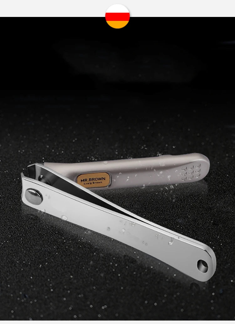 Nail Trimmer Pedicure Scissor Nail Clippers Stainless Steel Anti Splash Fingernail Cutter Manicure Tools Bionics Design