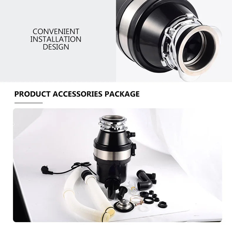 Garbage disposer kitchen sewer Chopper Food Waste Disposer Food Garbage Processor Household Shredder Domestic Waste Disposer