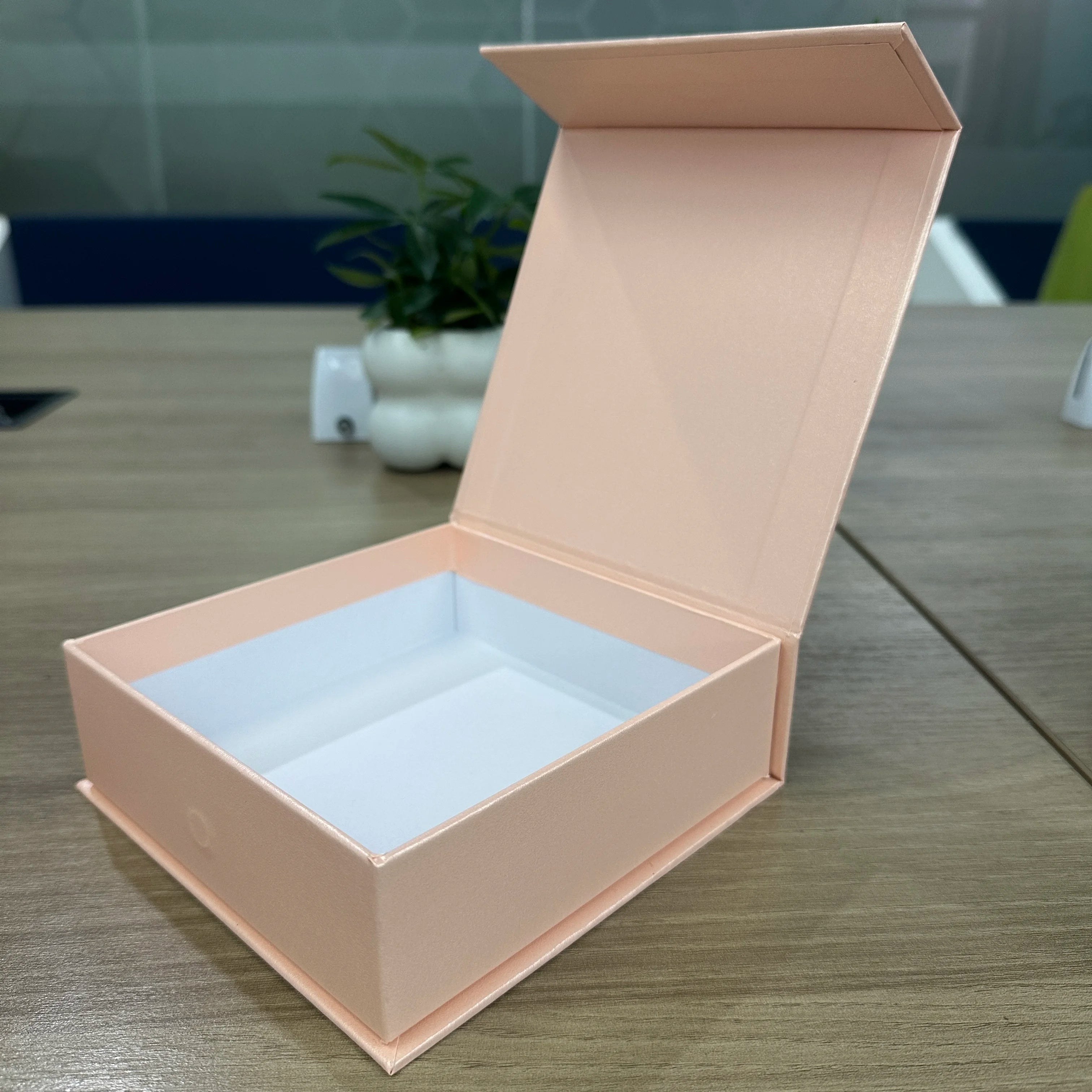 Wedding Invitation Gift Paper Box Bridesmaid Proposal Baby Shower Decorative Packaging Custom Pink Gold Sweet Box