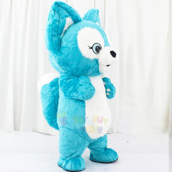 Enjoyment CE fox Lingna Belle Inflatable Mascot Costume Halloween Christmas Party  Costume Animal Mascot for Adult Home Decor
