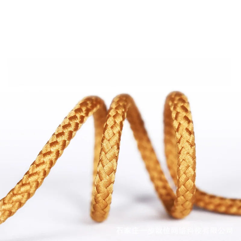 4mm Round Shoe Laces High Quality Round Shoelaces Boot Sneaker Shoestring Strong Braided Rope Shoelaces for Winter Shoes