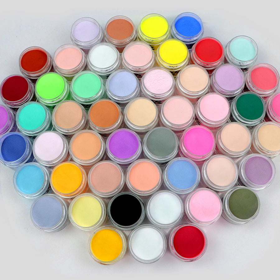 New Formula Free Sample 1kg/Bag 2 in 1 Acrylic Nail Powder No Marbling Fine Consistency Acrylic Powder
