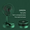 Mini Plug-in Chargeable Folding Desktop Fan for Home Office Outdoor & Car Use-Plastic Computer-Controlled with Battery Option