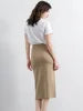Women Fashion Professional Skirt Dress High-end Pencil Straight Office Lady Elegant Slim-fit Business Hip Midi Casual Skirt