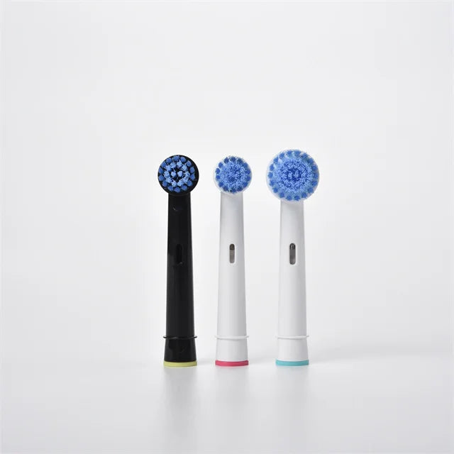 New Creative 4 Pcs Package Cross Action Electric ToothBrush Replaceable Head Compatible for Oral B Head Io