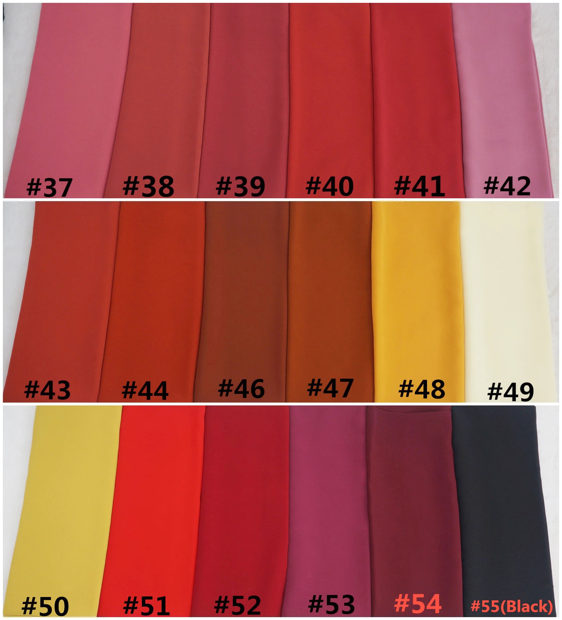 2021 Monroe Chiffon Hijab Solid Color Silk Scarf Gift Set Summer Satin Edge Scarf White Chiffon Hijab