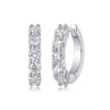 Hot Selling Moissanite Hoop Earrings S925 Silver 18K Gold Plated Factory Direct D Color VVS Custom Jewelry Earrings