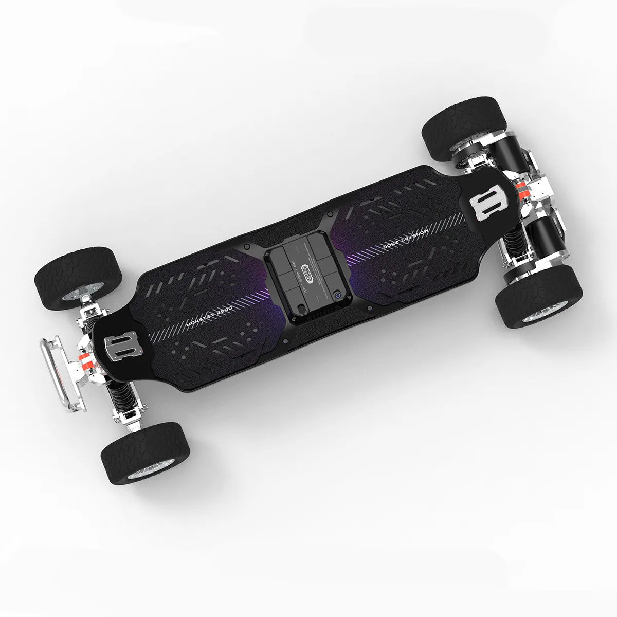 New Off Road Electric Skateboard 7600W Dual Motor All Terrain Electric Longboard 75V Lithium Battery Mountain Board for Adults