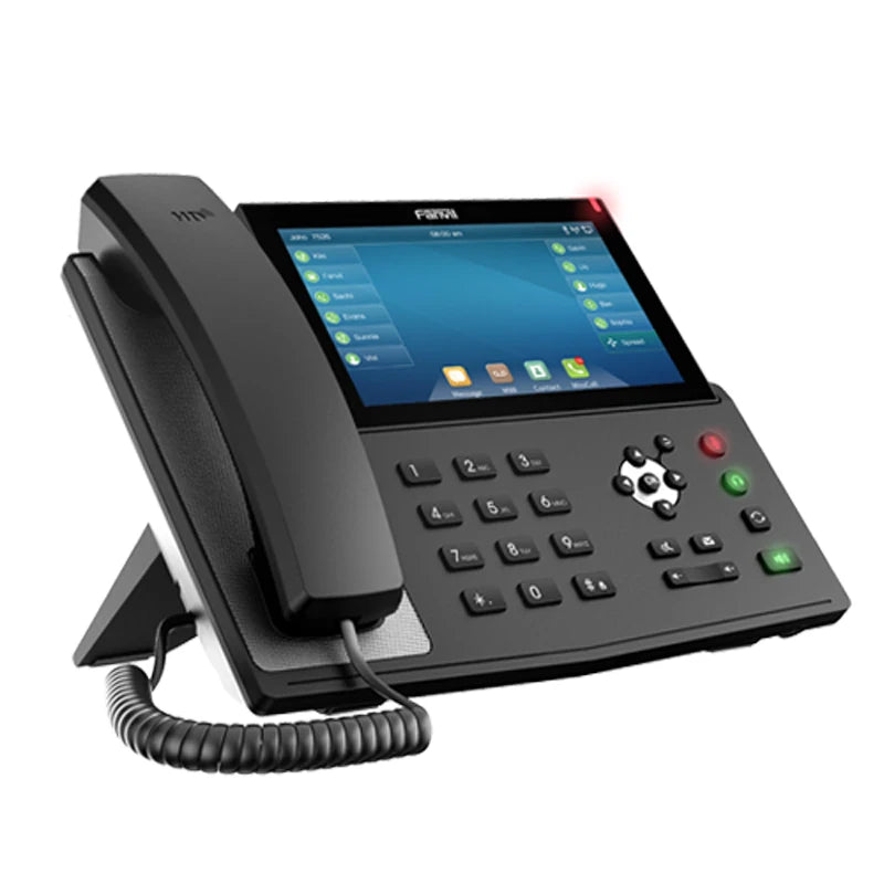 China Factory 7 Inch Screen Enterprise IP Phone Elegant Designed with Cutting-edge Telephony WIFI BT 20line Fanvil X7 Sip Phone