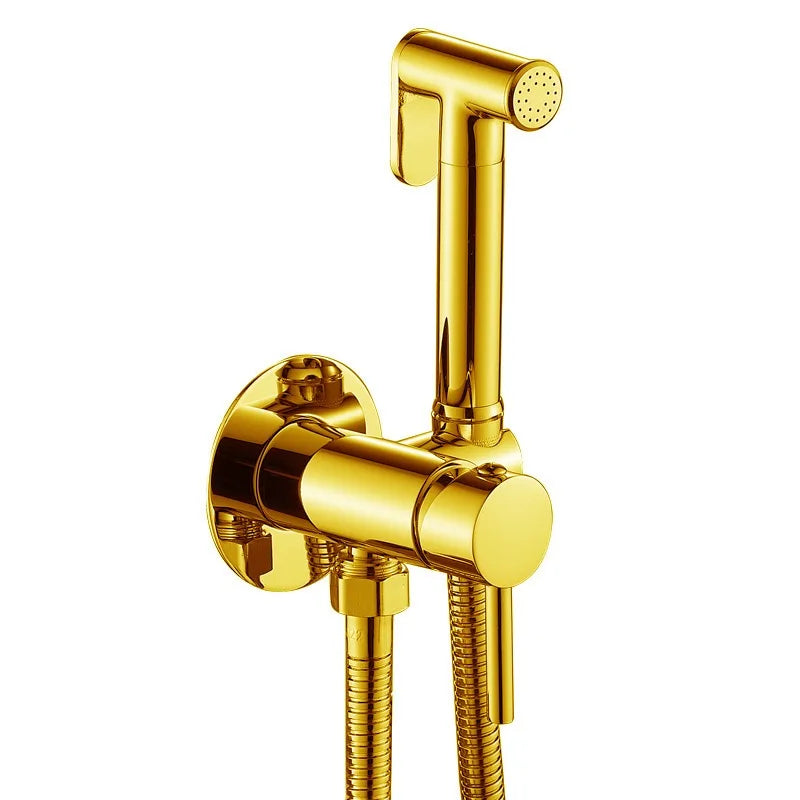 WEIHAO Wholesale Wall-mounted Brass Shattaf Toilet Handheld Bidet Adjustable for Hot and Cold Water for Cleaning Body