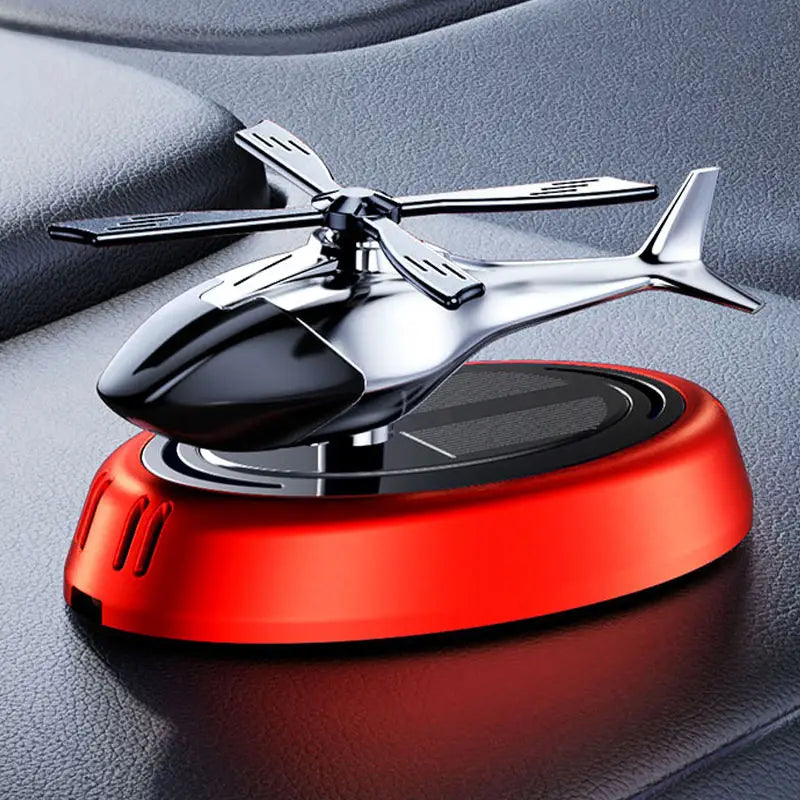 Luxury Car Freshener Modern Design Solar Helicopter air Freshener Car Deodorant Car Perfume