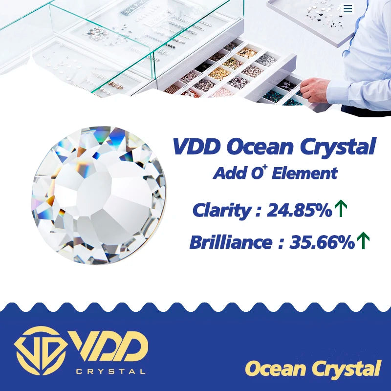 VDD 420 Galaxy-Lavender SS4-SS50 Glass Rhinestones Crystal High Quality Flatback Stones for Nail Art Accessories DIY Crafts