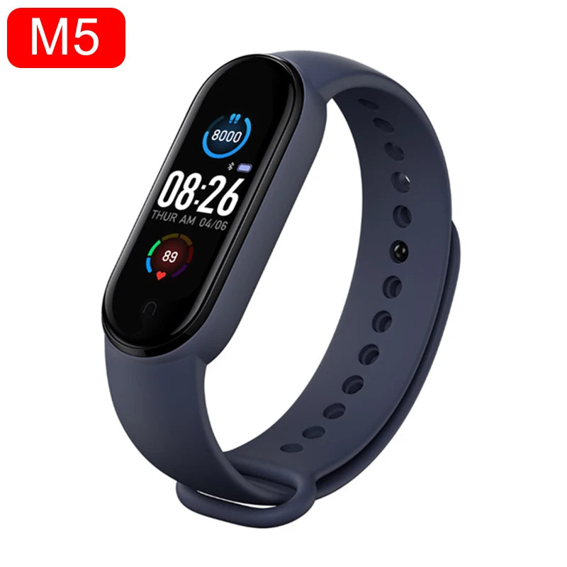 M5  Smart Bracelet Heart Rate Blood Pressure Health Waterproof Wristband Fitness Tracker PK M3 M4 M6 M7 Smart Watch