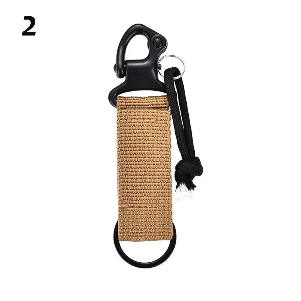 Clasp Outdoor Water Bottle Hanger Webbing Backpack Strap Quickdraw Carabiner Camp Holder Hooks Belt Clip Camping Accessories