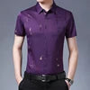 Wholesale Summer Satin Blouse Shirt New Arrival Floral Pattern Slim Fit Casual Style Anti-Wrinkle and Breathable Features
