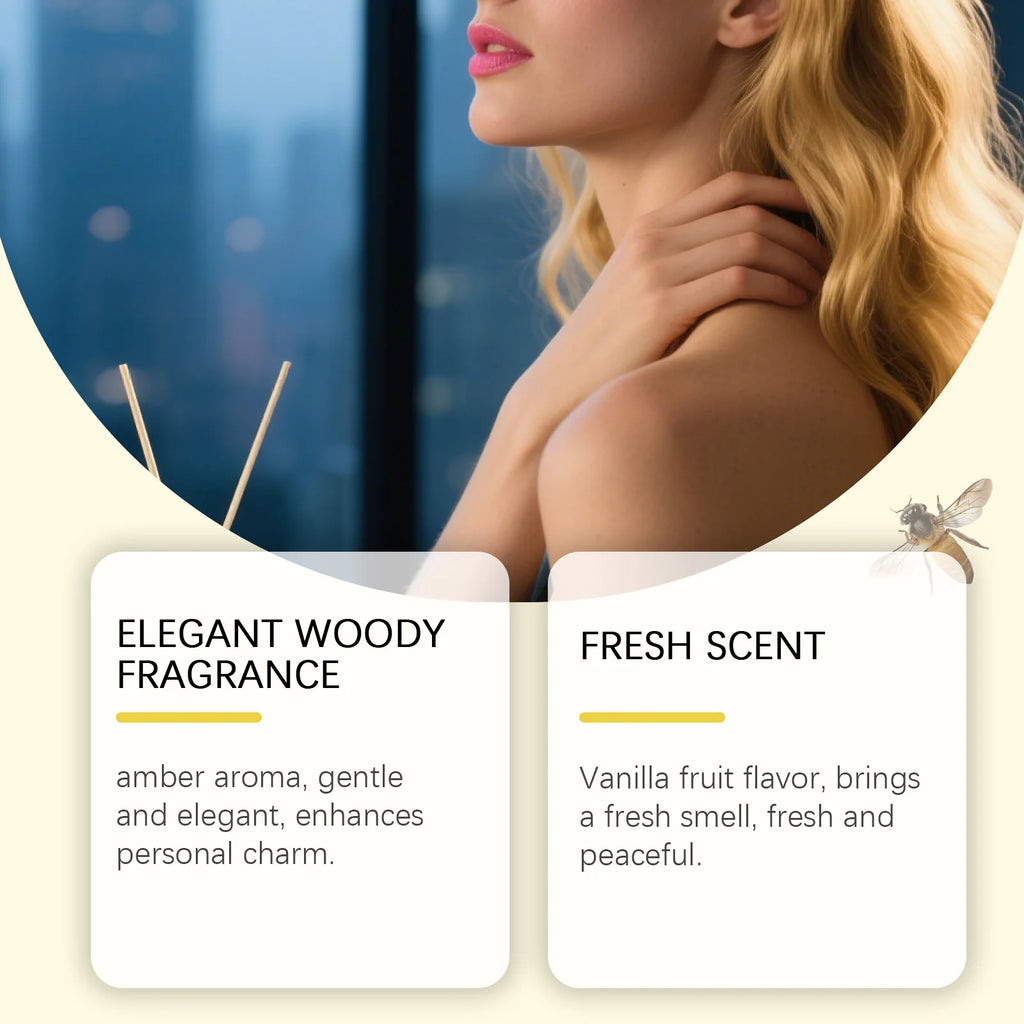 Charming Perfume Amber Vanilla Eau De Toilette US Warehouse Ships Fast Long Lasting Scent 50ml