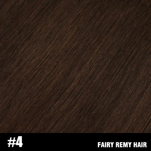 Fairy Remy Hair 20-22" Remy Keratin Flat Tip Human Hair Extensions Straight Capsules Natural Pre Bonded Hair 0.8g/Strand