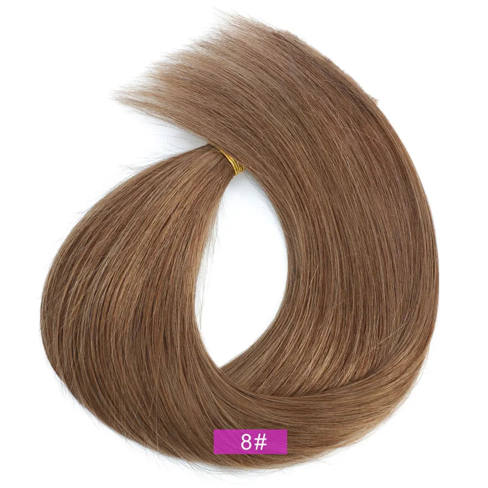 Factory Supply U Tip Hair Extensions 100% Natural Virgin Raw Hairs Customized Color U Tip Human Hair Extensions