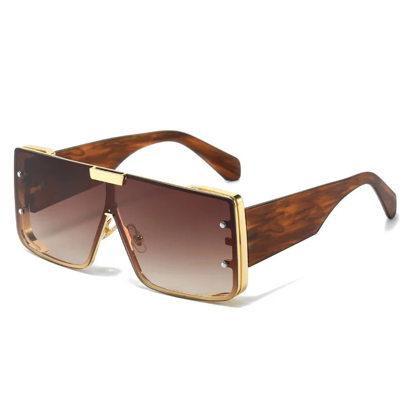 2245 New Fashion Square Sunglasses Men Women Sun Glasses Gradients Lens Golden Frame Luxury Custom Logo Sunglasses