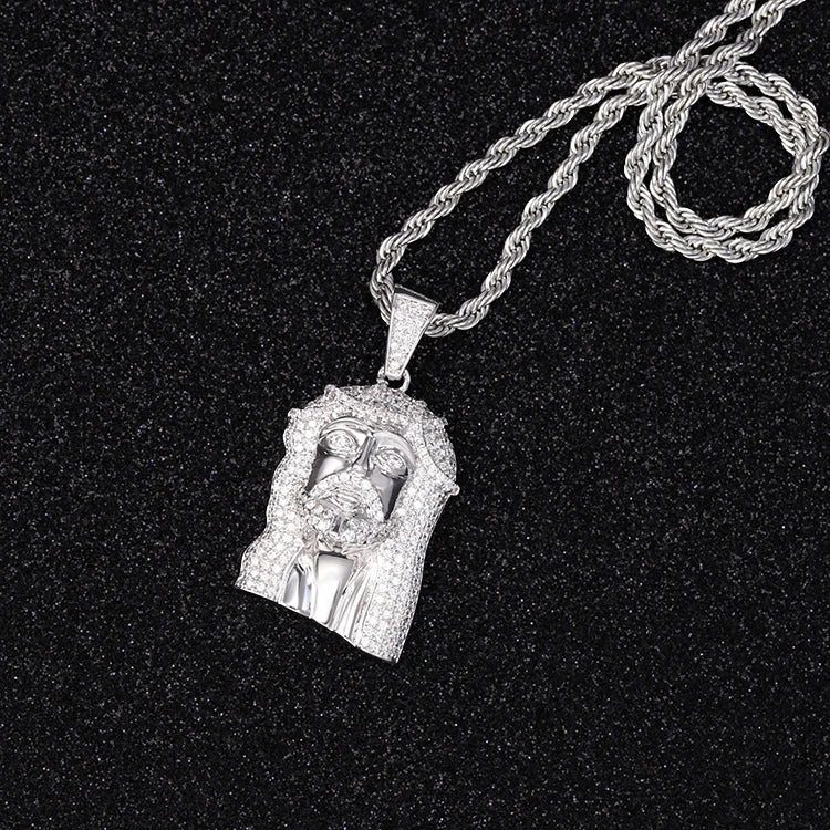 Wholesale Price Ready to Ship Gold Plated Pendant VVS Moissanite Diamond 925 Sterling Silver Charms Pendant for Necklace Jewelry