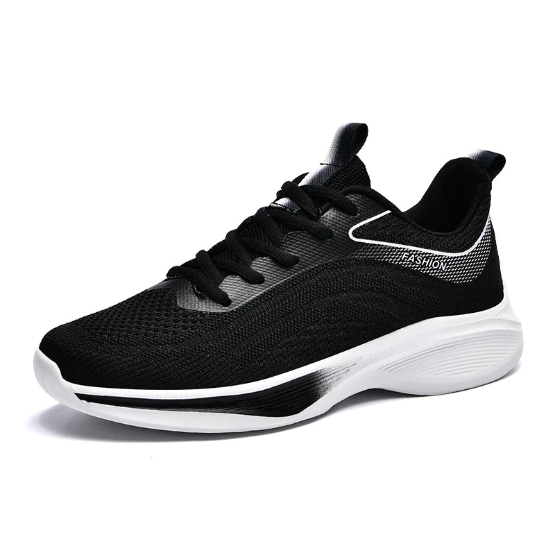 Men's Road Running Shoes Sneakers Track Trail Running Shoes Running Minimal Jogger Stretch Fabric Air Mesh Athletic Low-top