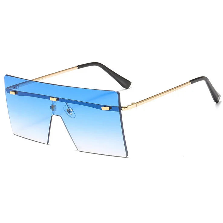 Superhot Eyewear 10239 Fashion Women Sun Glasses Oversized Square Rimless Sunglasses
