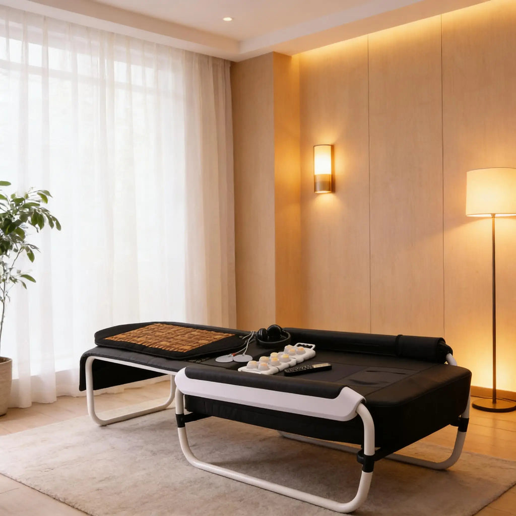 New Arrives Korea Jade Master V3 Camillas De Masaje Electrica Salon Furniture Spa Infrared Massage Bed Table Massage Device