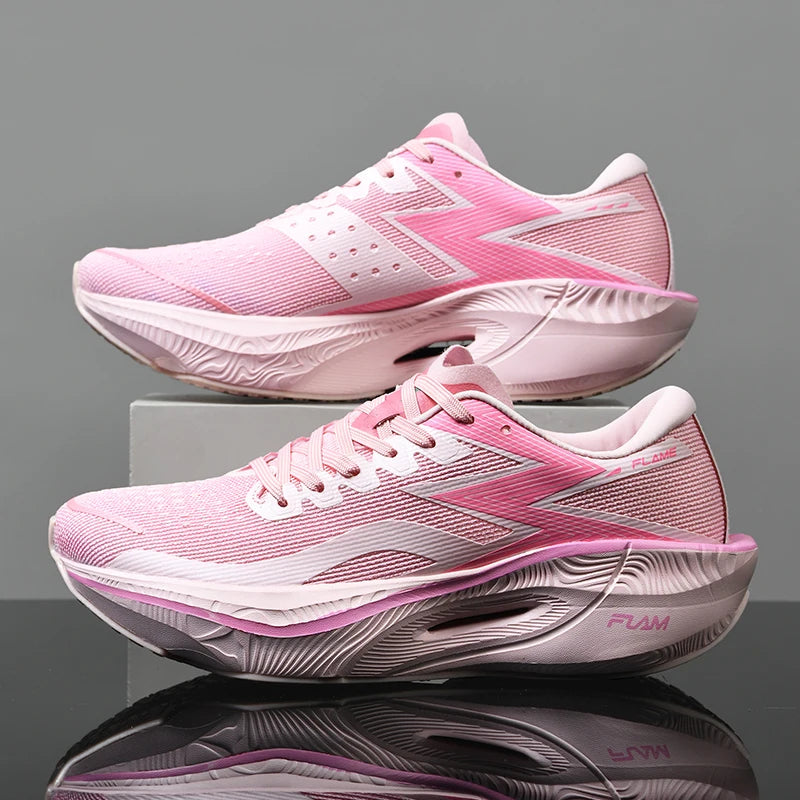 2026 LA Latest Laufschuhe Herren Carbon Fiber Flame Mesh Casual Walking Sneakers Blank Men Breathable Custom Women Running Shoes
