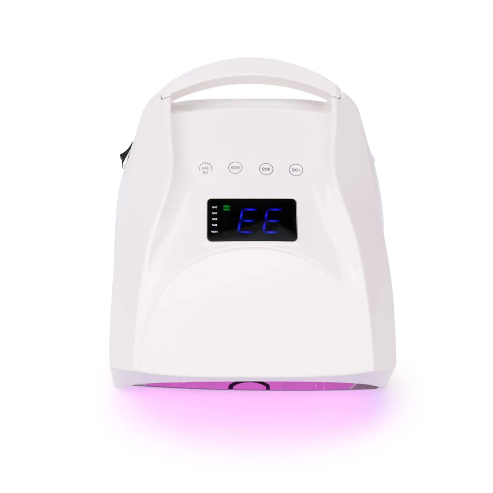 2026 High Power 96w Gel UV Led Cordless Nail Lamp Rechargeable Large Power Bank Nails Led Lamp