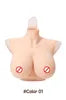 Artificial Silicone Female Nipple Costume I Cup Boobs Form Sissy Shemale Silicone Fake Breasts Shapewear