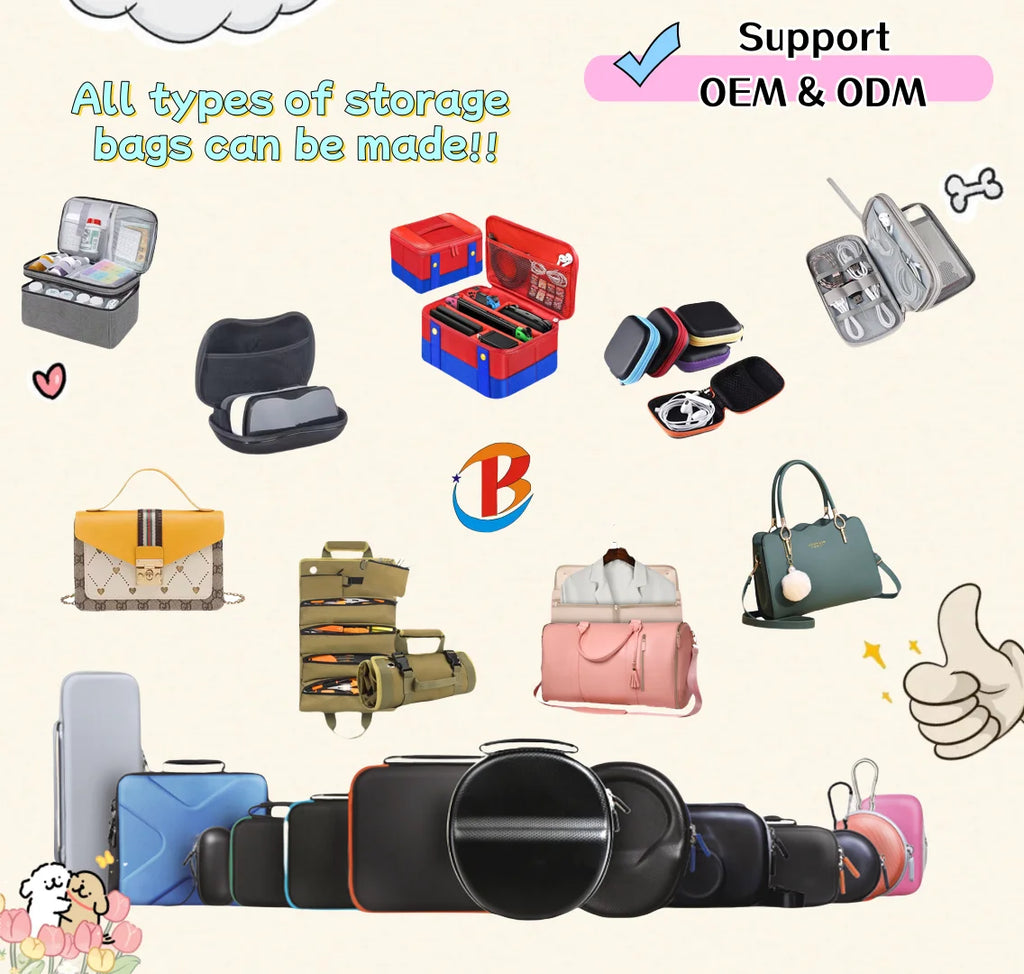 Polyester Fabric Waterproof Laptop Storage Bag Multi-Function Document Storage Sleeve
