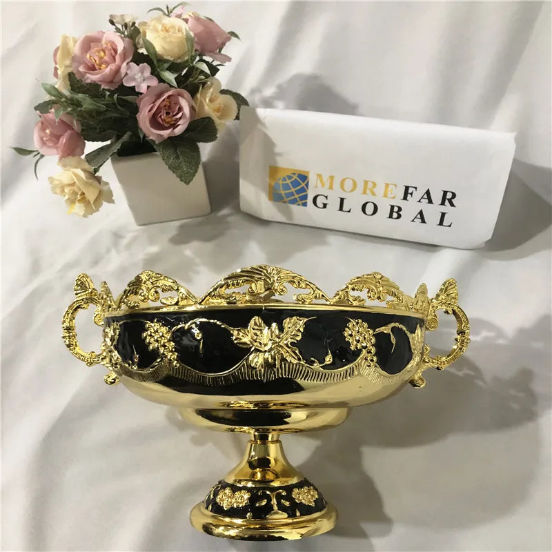 Fashion Royal Quality Luxury Fruit Plate Decoration Nut Tray Great Design Kitchen Items