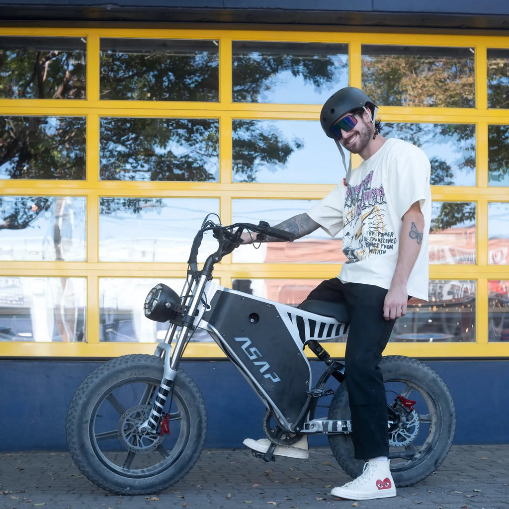 Daily Commuting Hybrid Bicycle Equipped 20 Inch Fat Tire 1000W Motor Powerful Adult Electric Dirt Bike