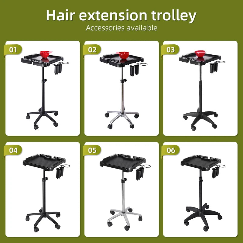 Modern Style Salon Trolley with New Innovation Removable Hair Extension Tray 1 Piece Beauty Salon Equipment 7 Days Traditional