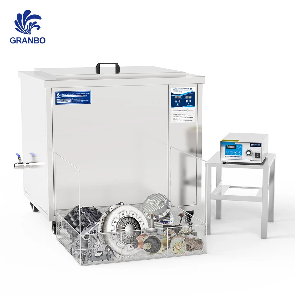 Granbo GM Series New Electric Industrial Ultrasonic Cleaner Stainless Steel SUS304 Customizable Tank Sizes (45-960L) Custom