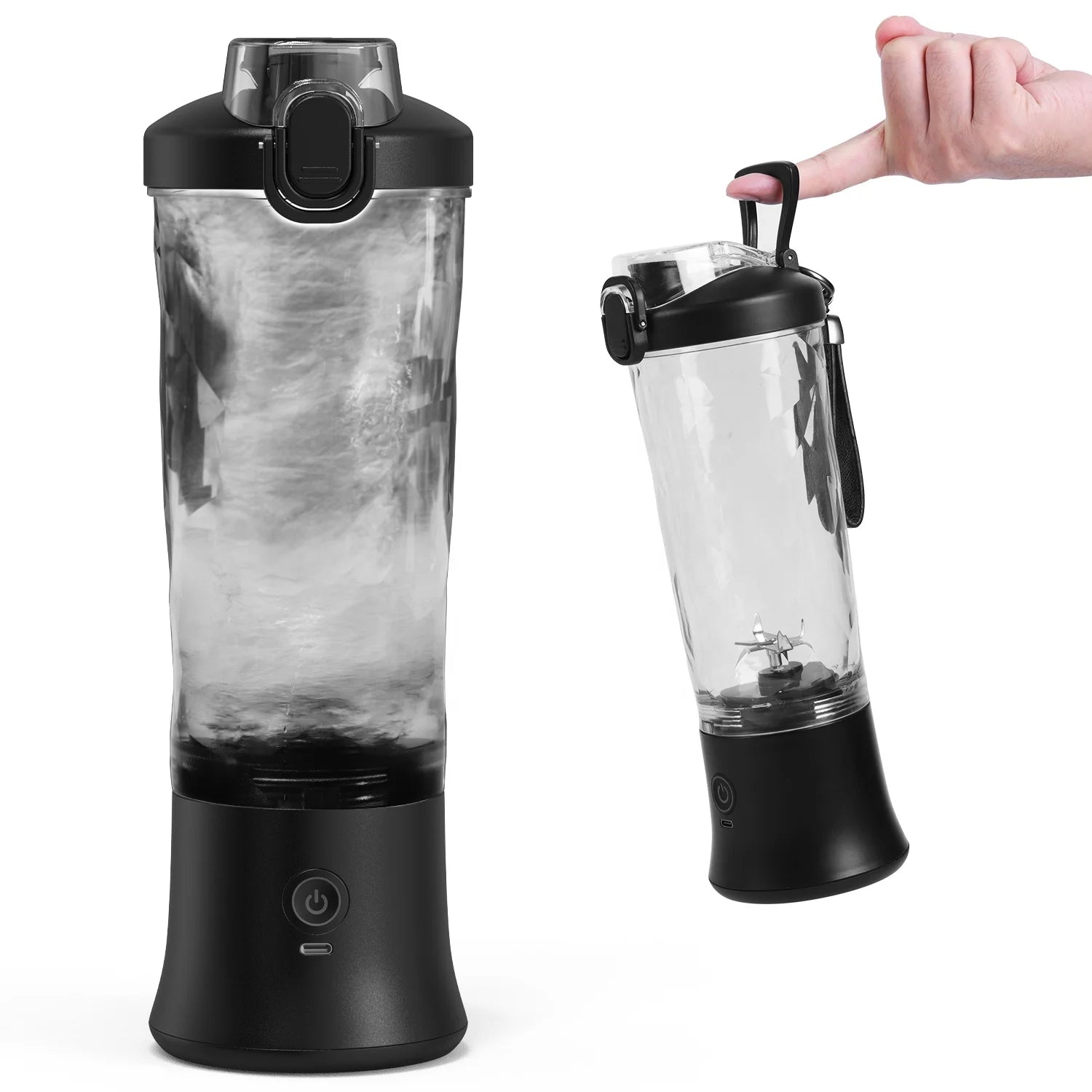 600ML Big Capacity Mini Blender Electric Rechargeable Waterproof Hand Blender Powder Juicer Portable Blender
