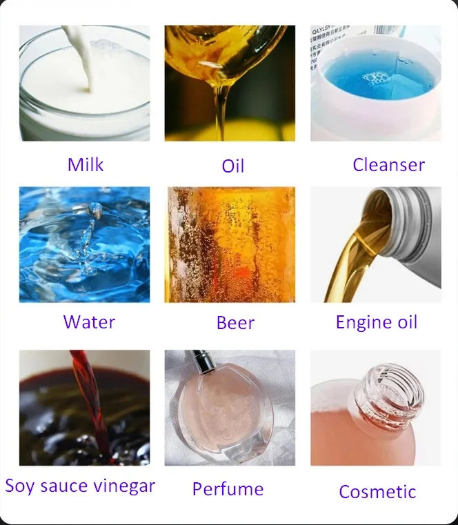 Desktop Automatic Small Chemical Shampoo Essential Oil Perfume Liquid Bottle Filling Capping Labeling Machine with PLC Engine