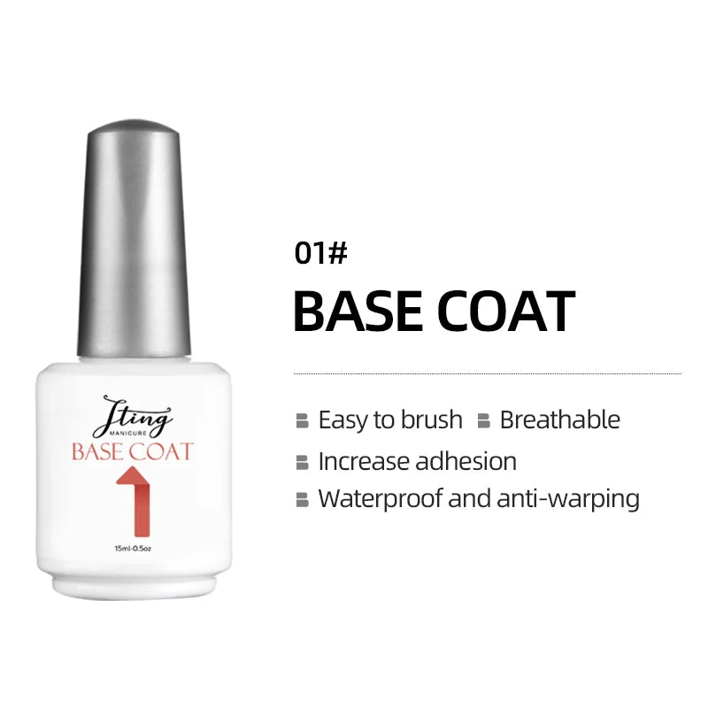 JTING Professional Nail Supplier Latest Hot Sale PH BOND Base Coat Uv Gel Nail Polish OEM Custom Private Label Available