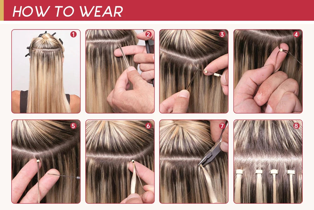 Moresoo Itip Hair Extensions Natural Straight Machine Remy 100% Real Human Hair Italy Keratin Fusion Stick Tipped Extensions