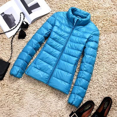 2025 New 90% Duck Down Jacket Women Autumn Winter Coat Lady Ultralight Down Jacket