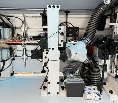 MingD MD-EM1 Fully Automatic Mini Edge Banding Machine for MDF Production Woodworking Features Gluing Cleaning Buffing Used