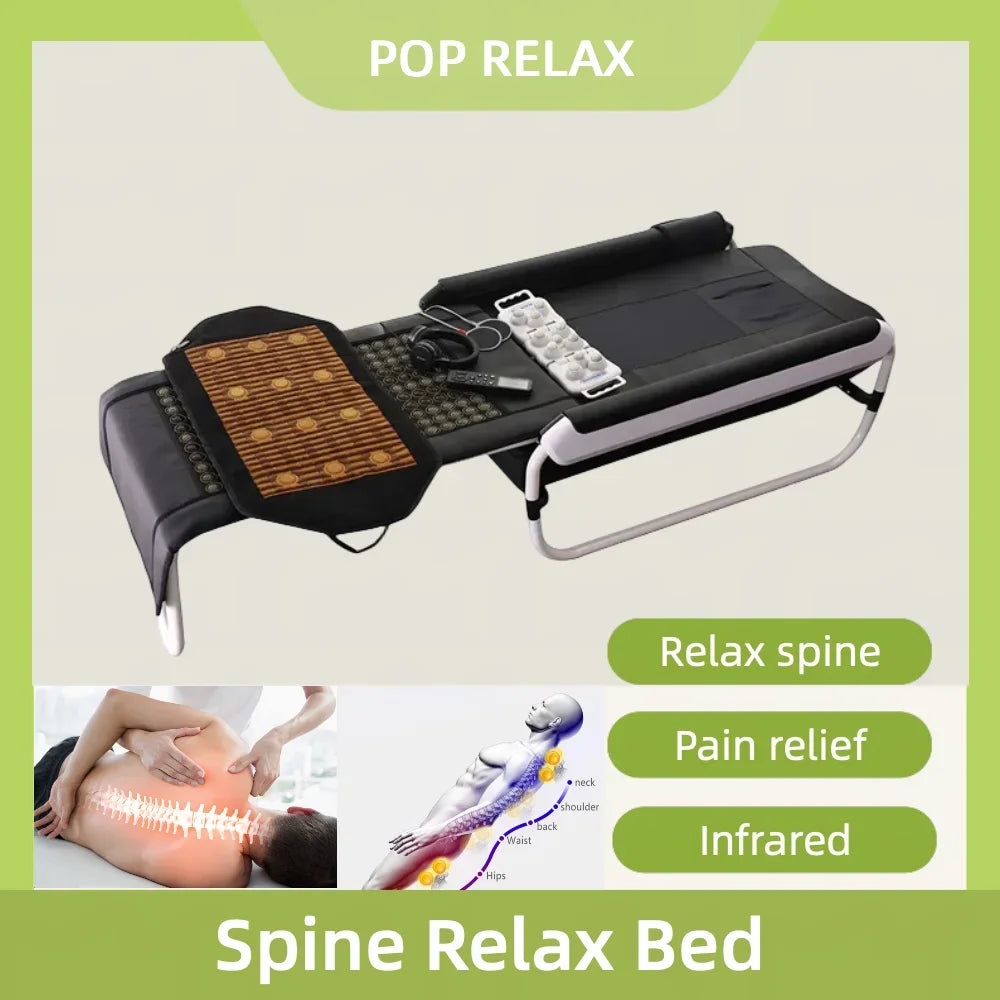 USA Portable Jade Massage Bed with Folding Design and Infrared Heating System for Wellness and Spa Centers