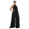 S-XL Women's Summer Sleeveless Chiffon Dress Elegant Formal Wide Truffle Back Breathable Loose Club Printed Fabric Office
