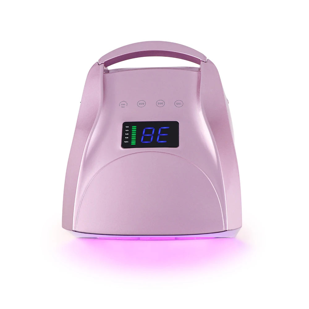 2026 High Power 96w Gel UV Led Cordless Nail Lamp Rechargeable Large Power Bank Nails Led Lamp